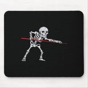 Skeleton Billiards Billiard Pool Snooker Halloween Mouse Mat
