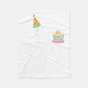 Skeleton Birthday Party Lazy Halloween Costume Fun Fleece Blanket