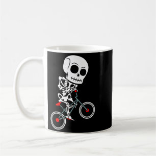 Skeleton Bmx Racer Halloween Style Racing Easy Coffee Mug