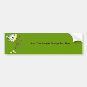 Skeleton Bone Fish Bumper Sticker