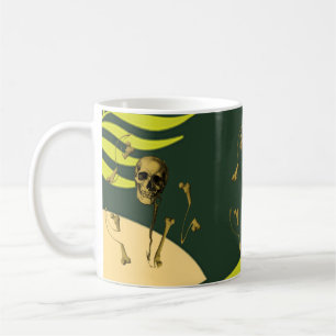 Skeleton bones coffee mug