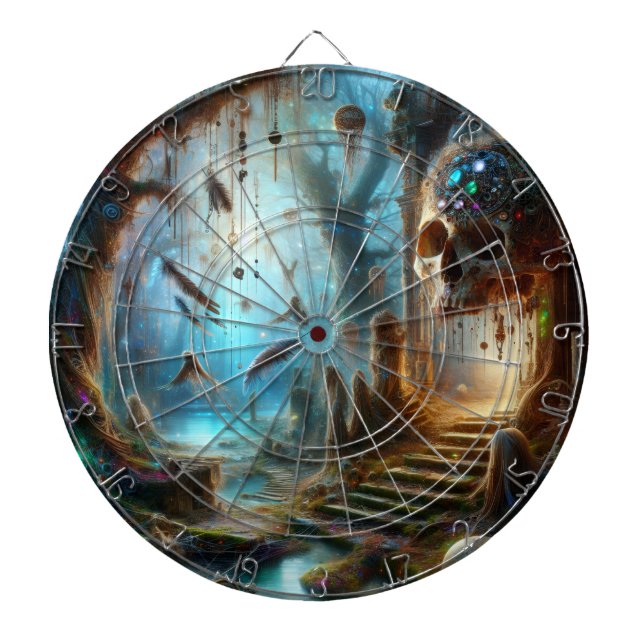 Skeleton  Boo Spot On  Dartboard (Front)