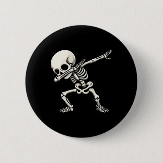 Skeleton Boys Kids Men Funny Halloween 6 Cm Round Badge