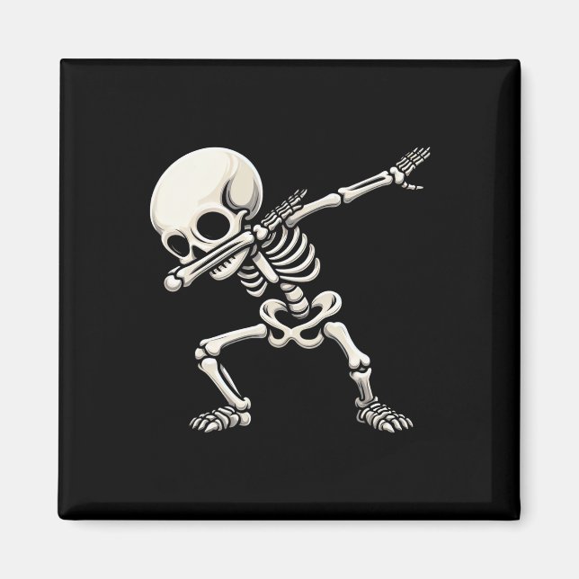 Skeleton Boys Kids Men Funny Halloween  Magnet (Front)
