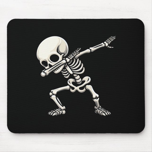 Skeleton Boys Kids Men Funny Halloween  Mouse Mat (Front)