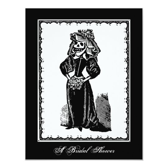 Skeleton Bride (Bridal Shower) - Invitation