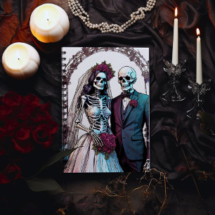 Skeleton Bride & Groom Notebook