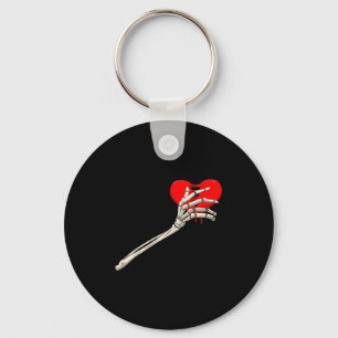 Skeleton Broken Heart Bones Divorce Breakup Heartb Key Ring