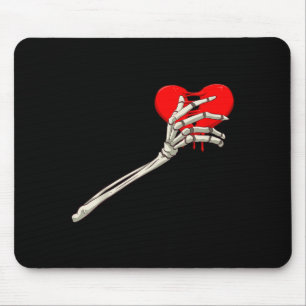 Skeleton Broken Heart Bones Divorce Breakup Heartb Mouse Mat