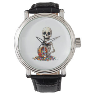 Skeleton Candy Bowl Halloween Watch