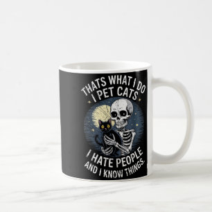 Skeleton Cat Kitten Lover Skull Kitty Pet Owner  Coffee Mug