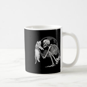 Skeleton Cat Skull Kitty Cute Ghost Halloween Men Coffee Mug