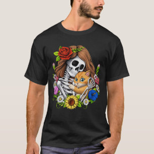 Skeleton Cat T-Shirt