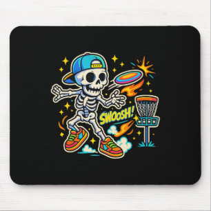 Skeleton Chain Slinger Disc Golf Halloween Costume Mouse Mat