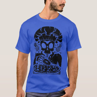 Skeleton Chef Pineapple Pizza  Pineapple Pizza Lov T-Shirt