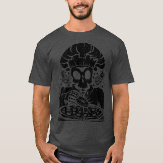 Skeleton Chef Pineapple Pizza Pineapple Pizza Lov T-Shirt