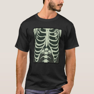 Skeleton Chest X-Ray Costume - Horror Human Radiog T-Shirt