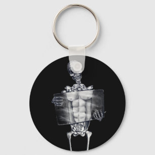 Skeleton Chest Xray Keychain