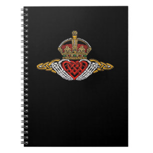 Skeleton Claddagh Colour Notebook