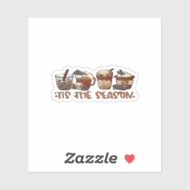 Skeleton Coffee Cups Coffee Lover (Sheet)