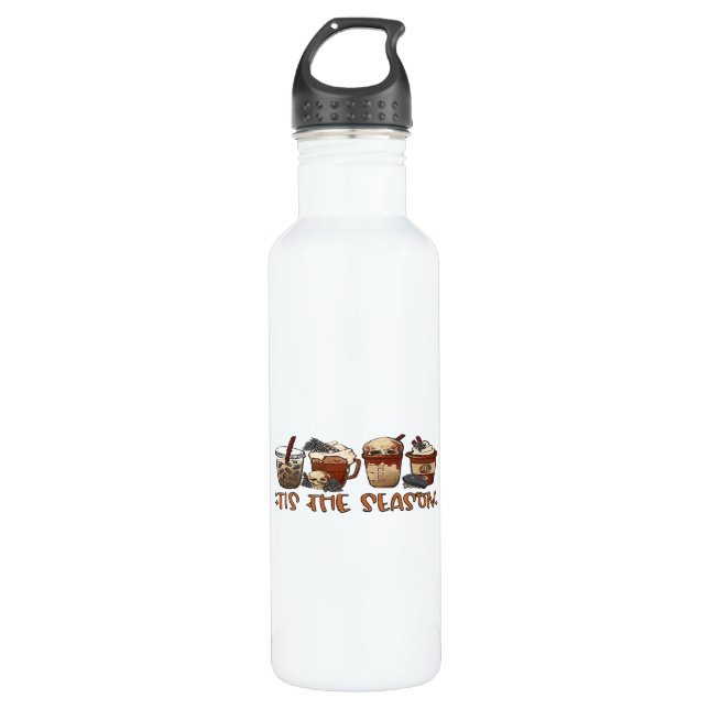 Skeleton Coffee Cups Coffee Lover 710 Ml Water Bottle (Front)
