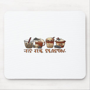 Skeleton Coffee Cups Coffee Lover Mouse Mat