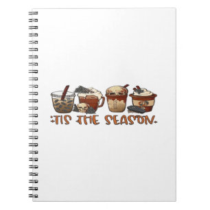 Skeleton Coffee Cups Coffee Lover Notebook