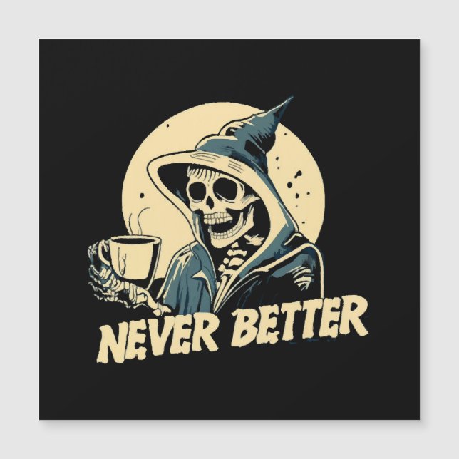 Skeleton Coffee Halloween (Front)
