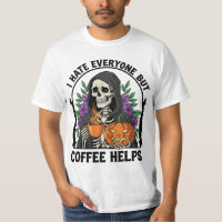 Skeleton Coffee Lover – Funny Halloween Design