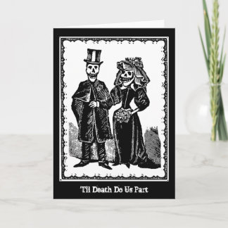 Skeleton Couple - Card (Customise)