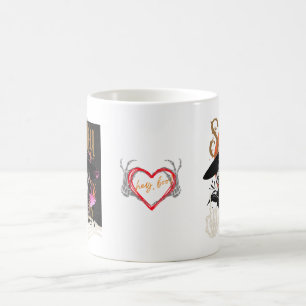 Skeleton Couple Enjoying Coffee Mug
