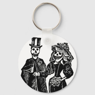 Skeleton Couple - Keychain