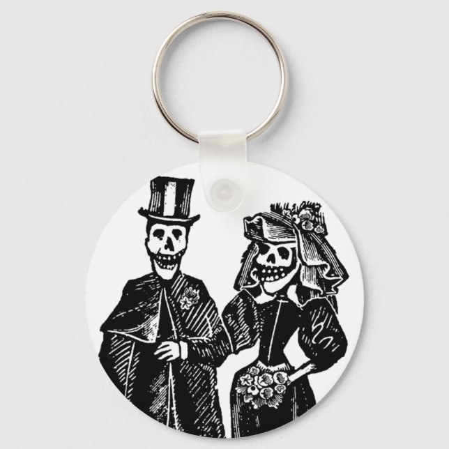 Skeleton Couple - Keychain (Front)