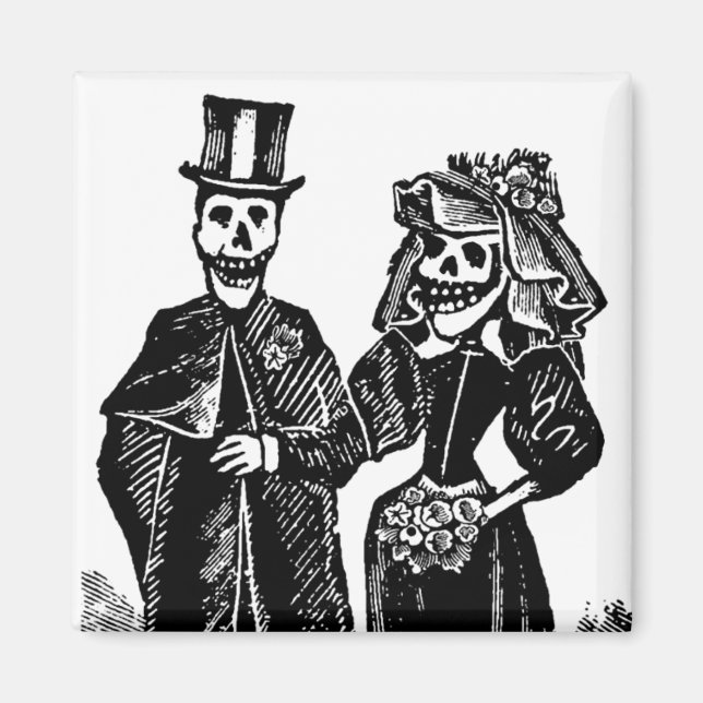 Skeleton Couple - Magnet #3 (Front)