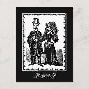 Skeleton Couple (RSVP) - Postcard