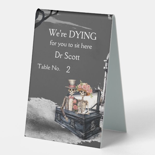 Skeleton Couple Wedding  (Front)