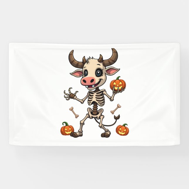 Skeleton Cow Parade Banner (Horizontal)