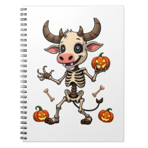 Skeleton Cow Parade Notebook