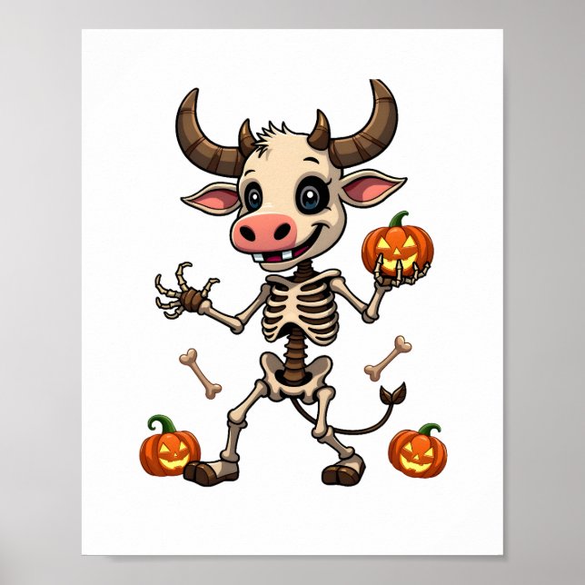 Skeleton Cow Parade Poster (Front)