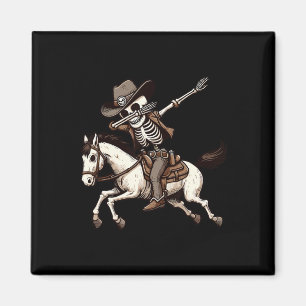 Skeleton Cowboy Halloween Costume Kids Boys Men Da Magnet