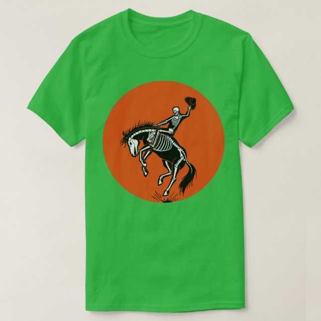 Skeleton cowboy T-Shirt (Design Front)