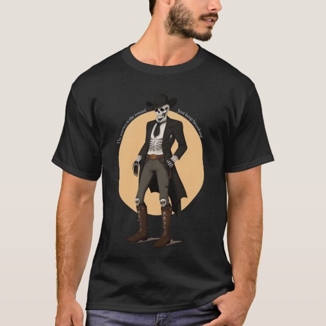 Skeleton Cowboy T-Shirt (Front)