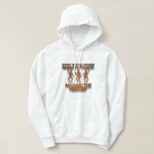 Skeleton Crew 3D Graffiti Crop Hoodie : Manage the