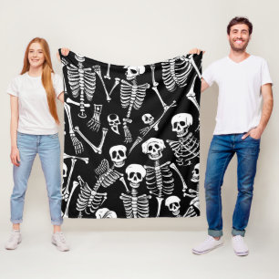 Skeleton Crew Fleece Blanket