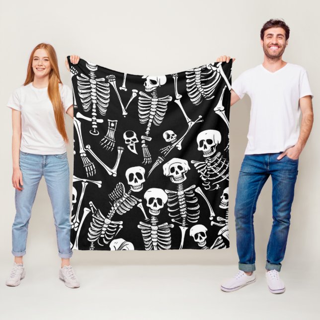 Skeleton Crew Fleece Blanket (In Situ)