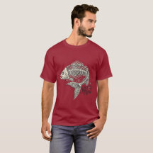 Skeleton Crew Funny Fish Bone Nautical