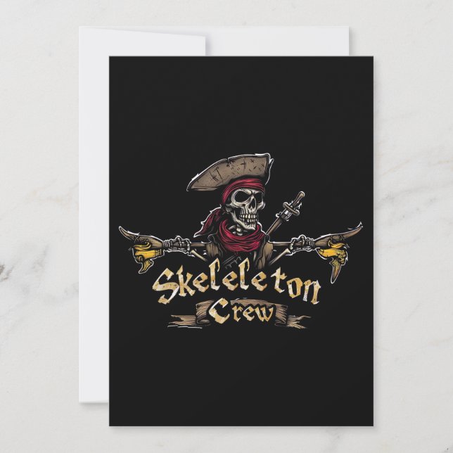 Skeleton Crew Invitation (Front)