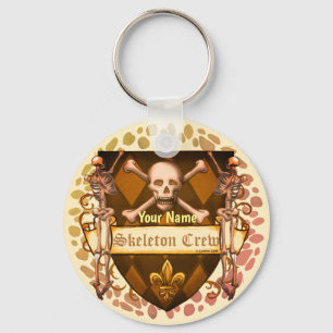 Skeleton Crew Shield  Key Ring