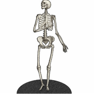 Skeleton Cutout Photosculpture 5x7 Standing Photo Sculpture