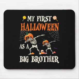 Skeleton Dabbin Together My First Halloween As A B Mouse Mat